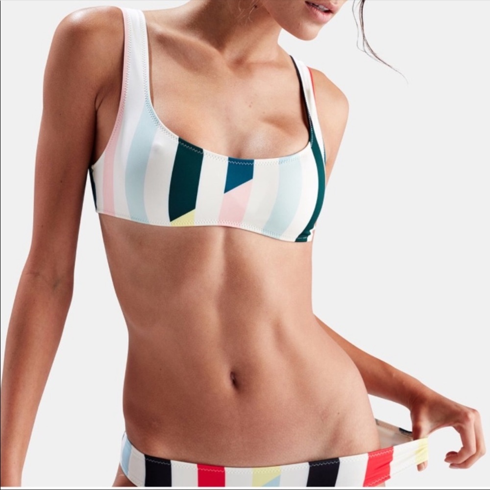 Solid & Striped Multicolor Striped Bikini - image 1